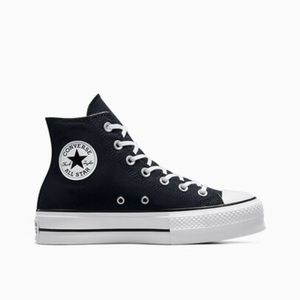 Converse Black All Star Hi Lift Platform Sneaker Womens Sz 6